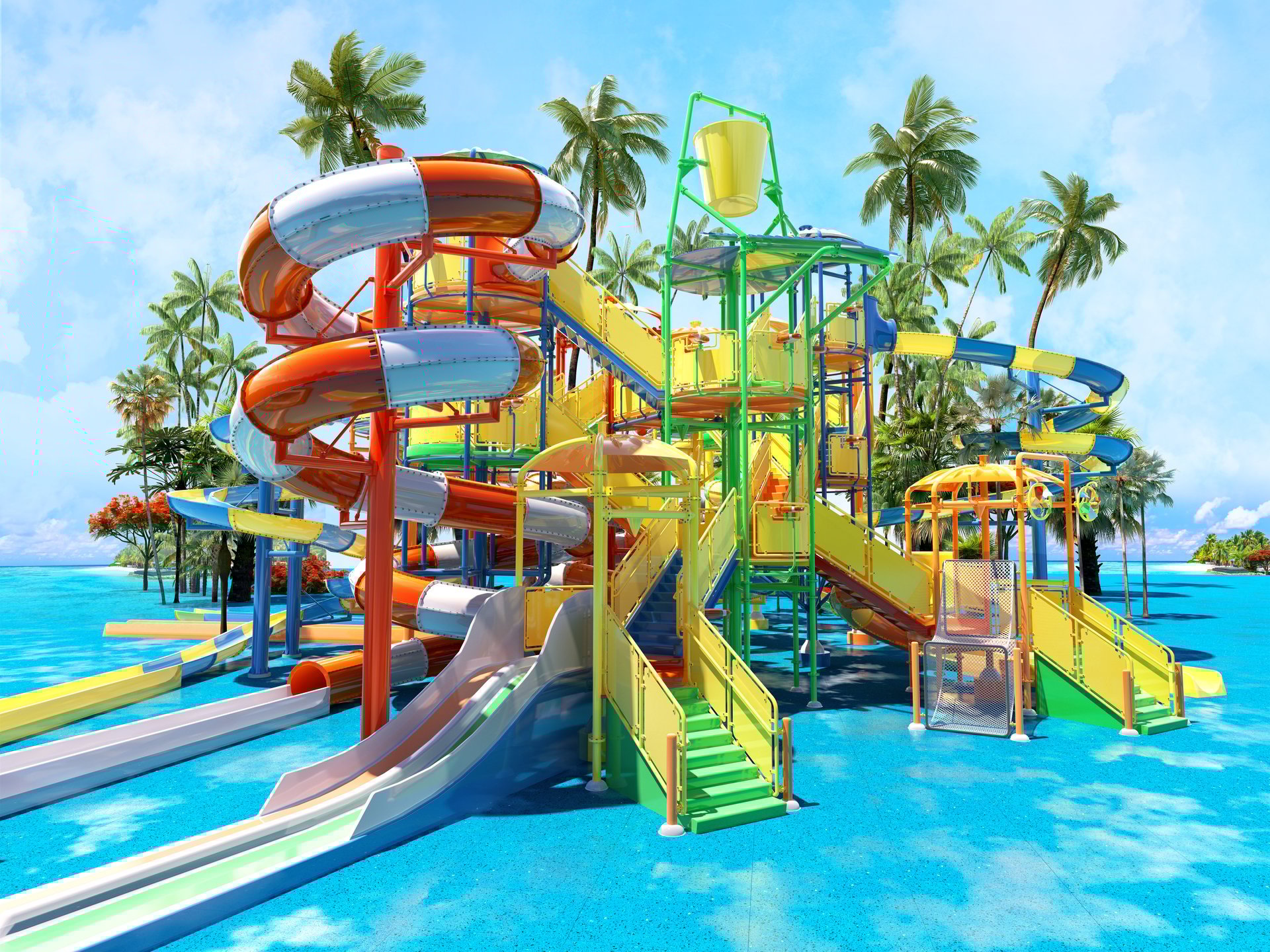 Sunscape Coco - Tobogán acuático familiar