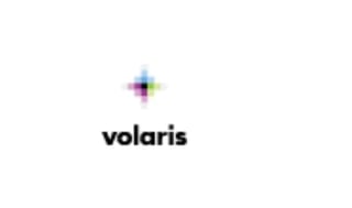 Volaris airline logo featuring a colorful star symbol above the company name in black text