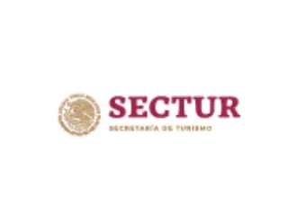 SECTUR logo with Mexican seal and Secretaría de Turismo text